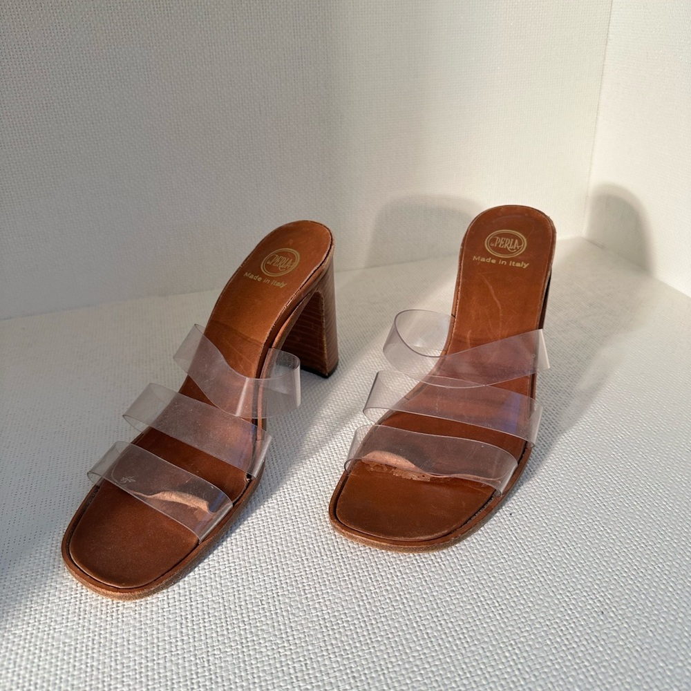 Women's Sandals with clear straps